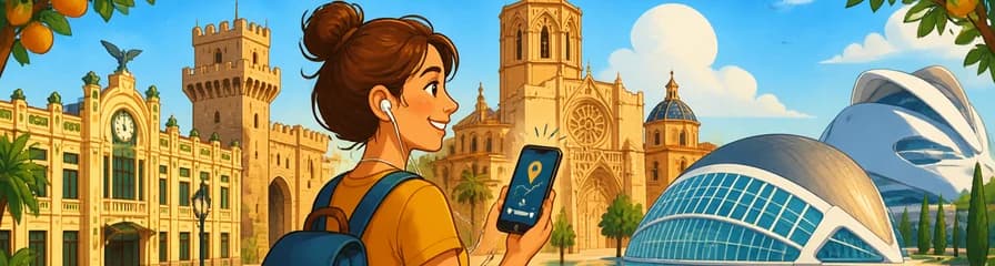 Descubre Valencia a tu ritmo: recorrido autoguiado con audioguía en tu móvil