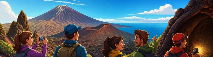 Explora el Parque Nacional del Teide: senderismo volcánico y aventura en cueva de lava, con recogida incluida