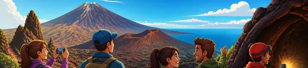 Explora el Parque Nacional del Teide: senderismo volcánico y aventura en cueva de lava, con recogida incluida