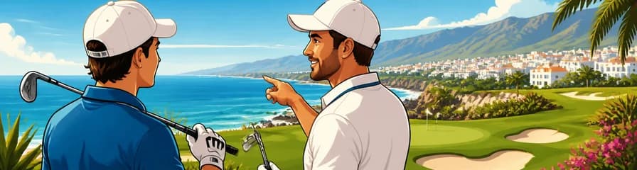 Experiencia privada de golf profesional en Nerja: 1 hora de tour
