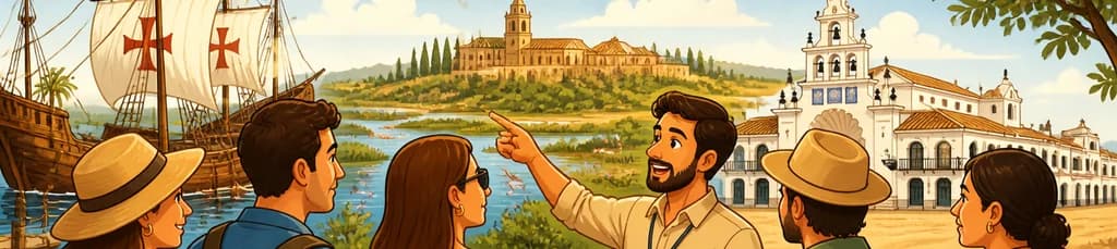 Descubre Huelva y El Rocío: Tour privado desde el Puerto de Sevilla