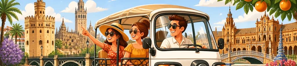 Explora la rica historia y cultura de Sevilla en un tour en Tuk Tuk