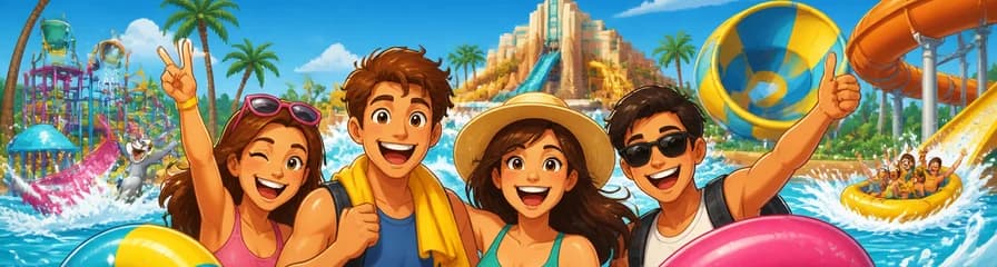 Excursión de día completo al Parque Warner Beach con transporte desde el centro de Madrid