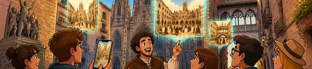 HistARy: Una inmersión en el Barrio Gótico de Barcelona con Realidad Aumentada