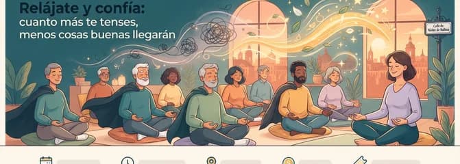 Relájate y confía: cuanto más te tenses, menos cosas buenas llegarán