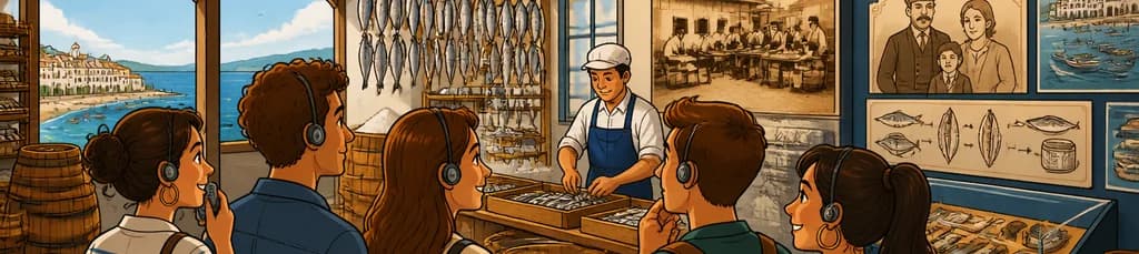 Acceso al Museo y Fábrica de Anchoas Solés