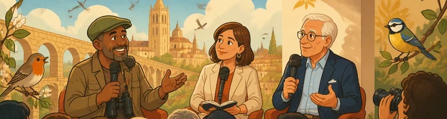 David Lindo y Sir Alex Ellis dialogan sobre la belleza al vuelo en el Hay Festival Segovia 2026