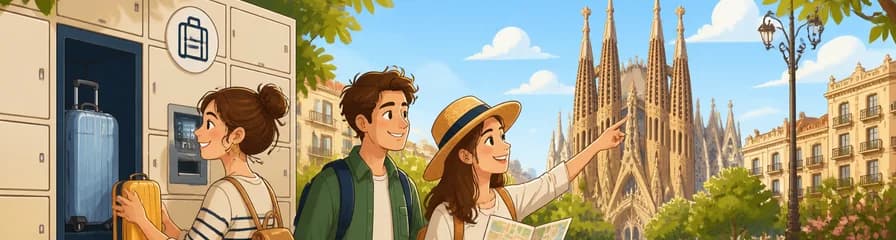 Servicio de consigna de equipaje cerca de la Sagrada Familia