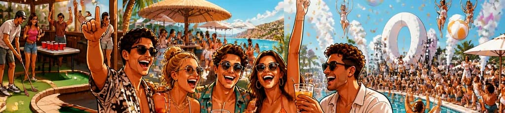 Recorrido de bares y piscinas en Ibiza con acceso a O Beach y barra libre