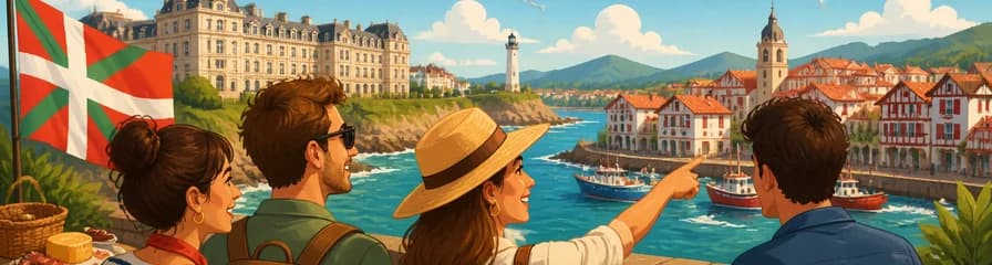 Excursión privada de un día completo a Biarritz, San Juan de Luz y Socoa con salida desde San Sebastián