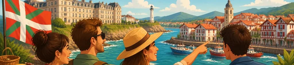 Excursión privada de un día completo a Biarritz, San Juan de Luz y Socoa con salida desde San Sebastián