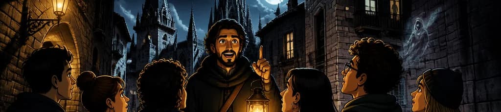 Tour nocturno a pie: Barcelona encantada, un recorrido fantasma
