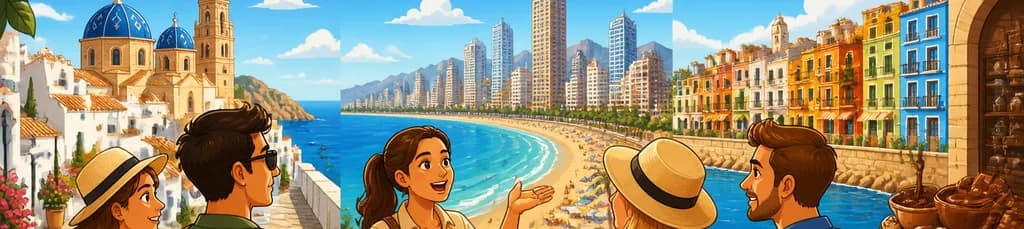 Descubre Altea, Benidorm y Villajoyosa partiendo desde Valencia