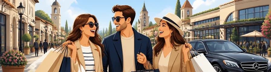 Excursión privada de compras: Outlets de moda de Madrid con estilo