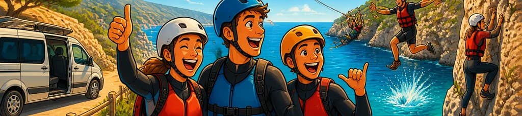 Aventura de coasteering por la costa sur de Mallorca con servicio de traslados