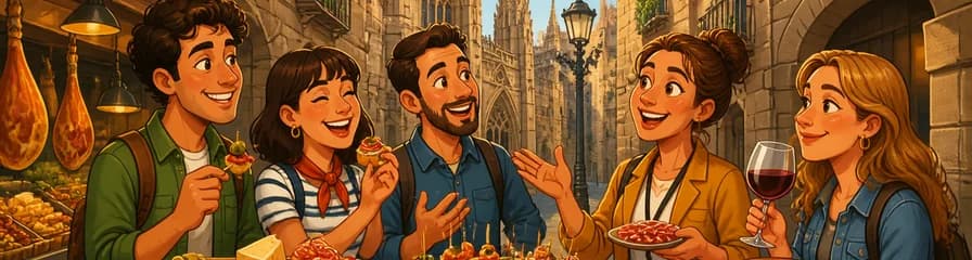 Descubra los sabores auténticos de Barcelona: Tour gastronómico por el Born y el Barrio Gótico con degustaciones
