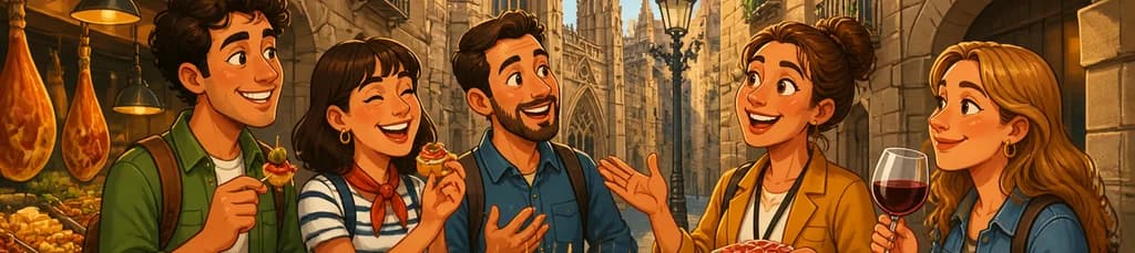 Descubra los sabores auténticos de Barcelona: Tour gastronómico por el Born y el Barrio Gótico con degustaciones