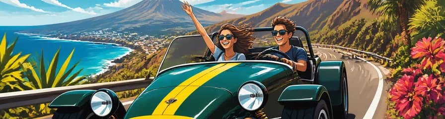 Vive la experiencia de conducir un Caterham Lotus 7 con total libertad en Tenerife