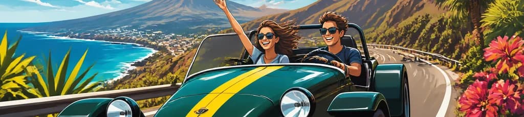 Vive la experiencia de conducir un Caterham Lotus 7 con total libertad en Tenerife
