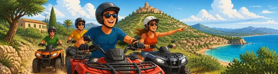 Recorrido guiado en quad por Mallorca