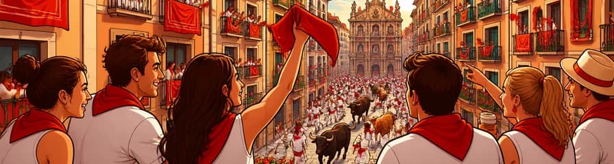 Aventura cultural privada en Pamplona: San Fermín y el Encierro, con recogida desde San Sebastián