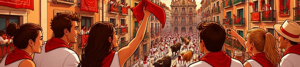 Aventura cultural privada en Pamplona: San Fermín y el Encierro, con recogida desde San Sebastián
