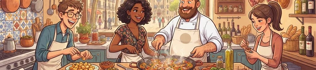 Clase de cocina de tapas españolas y catalanas en Barcelona con Cozymeal™