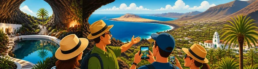 Recorrido para cruceristas por Jameos del Agua, Mirador y el Valle de las Mil Palmeras