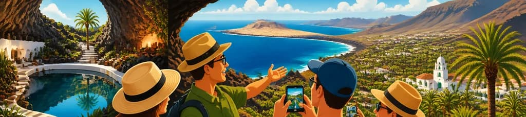 Recorrido para cruceristas por Jameos del Agua, Mirador y el Valle de las Mil Palmeras