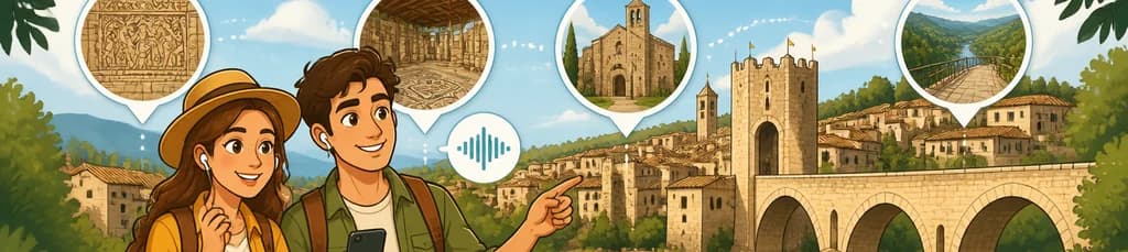 Descubre Besalú a tu ritmo con nuestra aplicación de audioguía