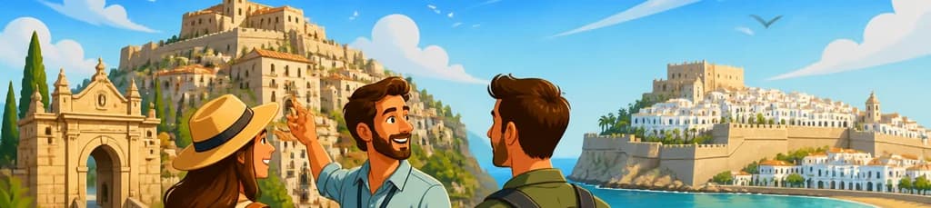 Viaje privado de un día completo a Peñíscola y Morella partiendo de Valencia