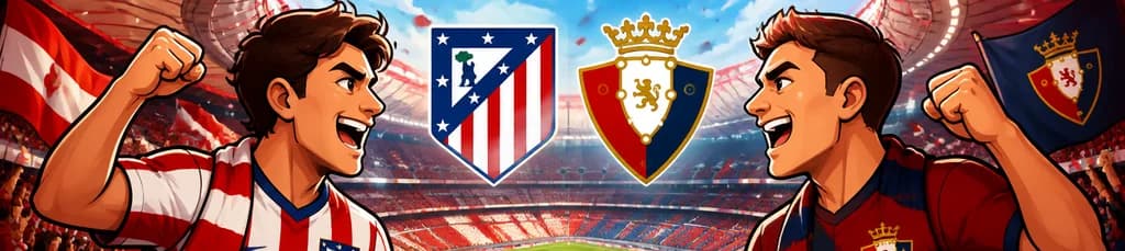 Encuentro de LaLiga: Atlético de Madrid contra CA Osasuna