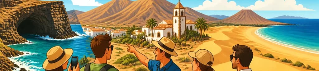 Recorrido por Fuerteventura: Sotavento, Ajuy, Betancuria y Corralejo