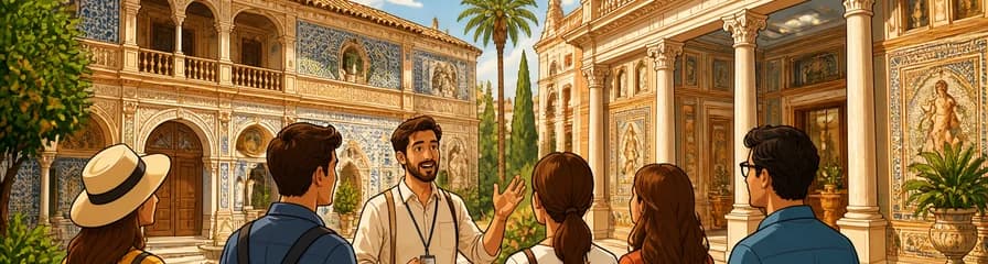 Recorrido guiado por los palacios ocultos de Sevilla
