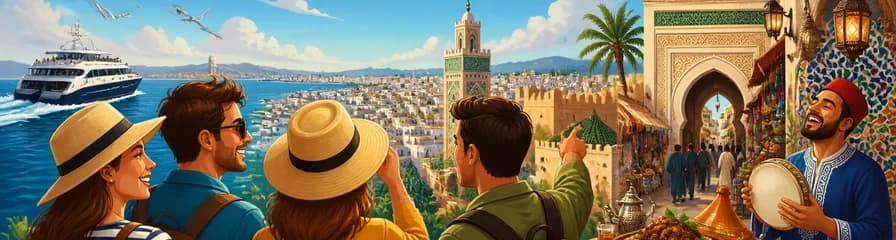Viaje de un día completo a Tánger, Marruecos, partiendo desde la Costa del Sol