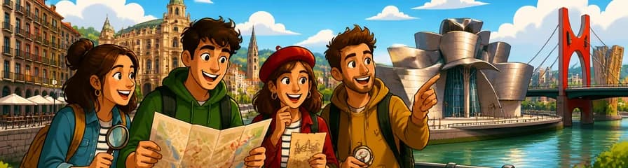 Descubre Bilbao: Búsqueda del Tesoro y Tour a Pie Autoguiado por sus Puntos Clave