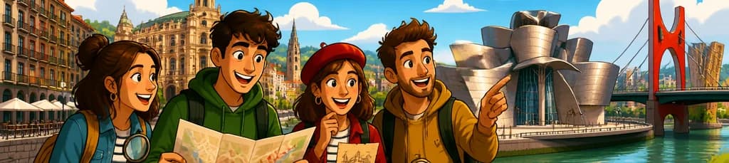 Descubre Bilbao: Búsqueda del Tesoro y Tour a Pie Autoguiado por sus Puntos Clave