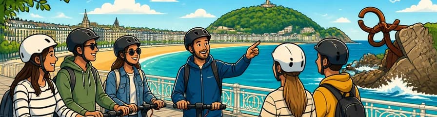 Descubre San Sebastián en patinete eléctrico: un recorrido urbano guiado
