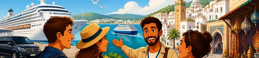 Experimenta Tánger: un tour guiado todo incluido desde tu crucero en Cádiz