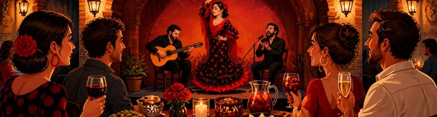 Cena y espectáculo flamenco en La Bulería, Valencia