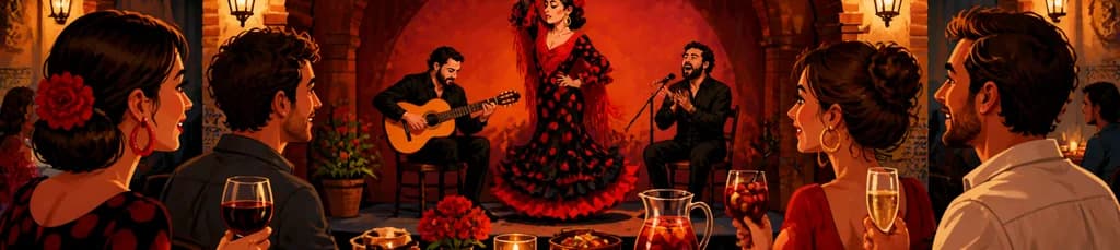 Cena y espectáculo flamenco en La Bulería, Valencia