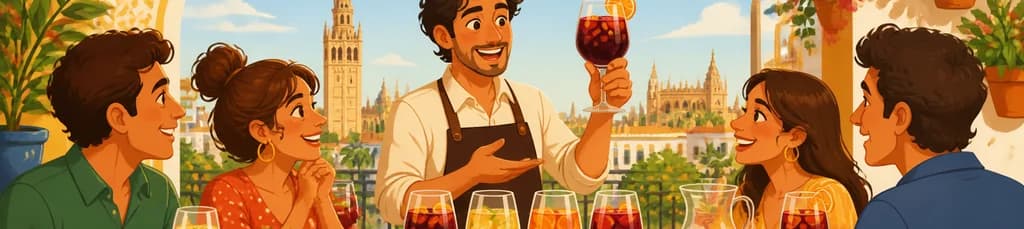 Degustación de sangría en Sevilla