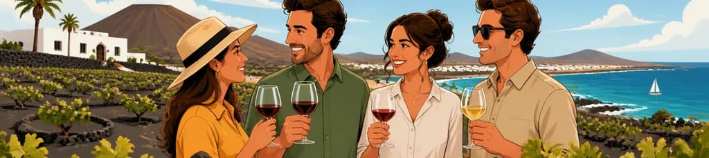 Recorrido costero privado de vinos y gastronomía en Ye Lajares