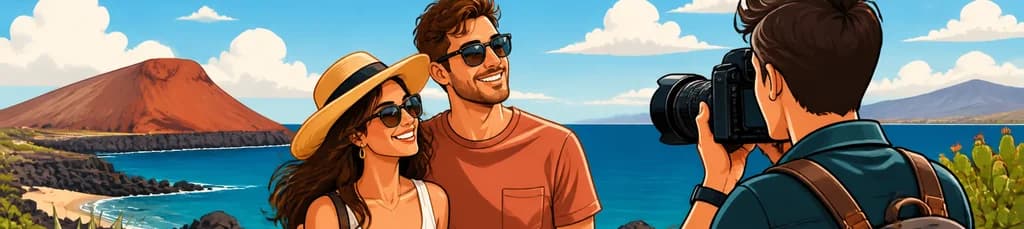 Sesión fotográfica profesional con fotógrafo de alquiler en Lanzarote