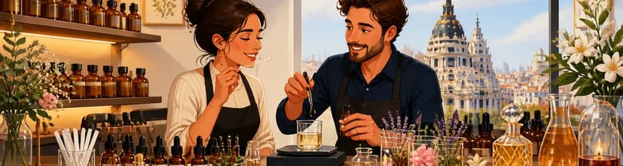 Taller privado de creación de perfumes personalizados con un especialista en Madrid