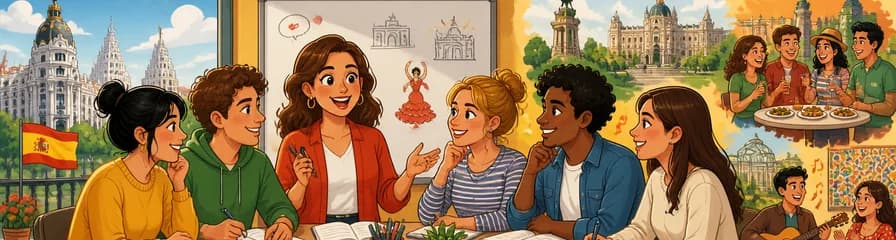 Curso intensivo de español en grupo en Madrid: 20 lecciones semanales