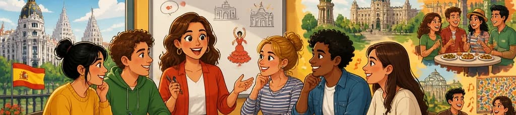 Curso intensivo de español en grupo en Madrid: 20 lecciones semanales