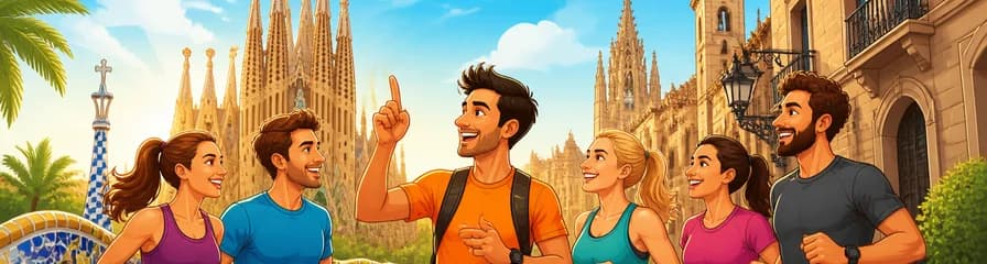 Recorrido de running por los puntos clave de Barcelona