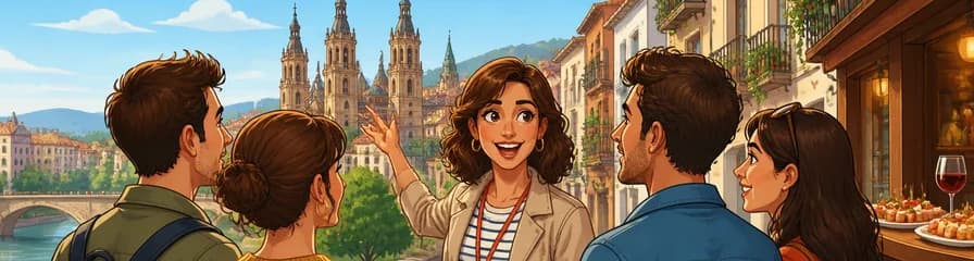 Paseo introductorio privado de dos horas por Logroño con guía local
