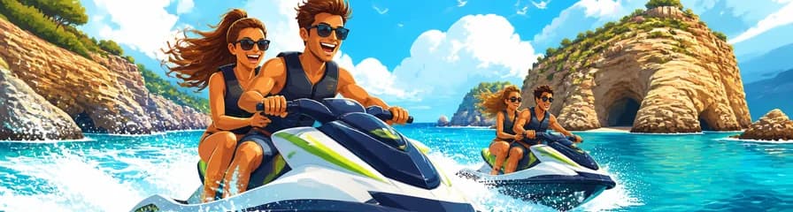 Aventura de una hora en moto acuática hacia Isla Margaritas
